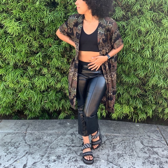 ❗️SOLD❗️Vintage Dress / Kimono ethnic print - Picture 2 of 9